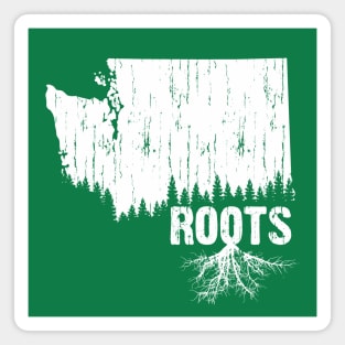 Roots - Washington State (Rustic) Magnet